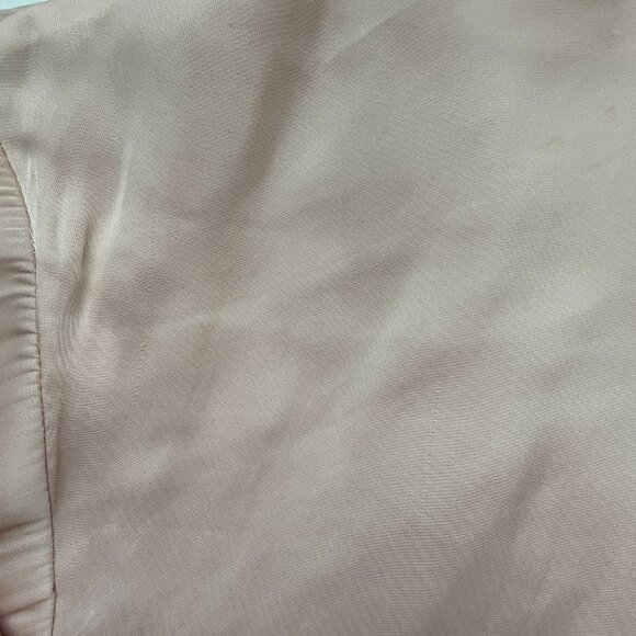 Zadig & Voltaire Trent Satin Blouse XS Blush Pink Relaxed Fit Top - Picture 8 of 9